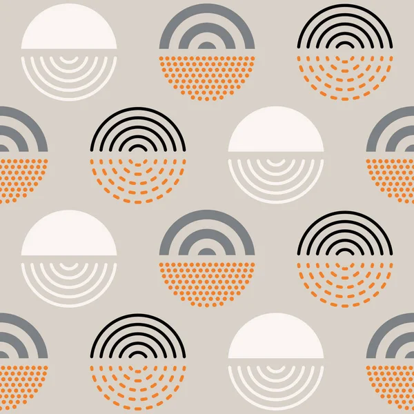 Abstract mid century pattern — Stock Vector