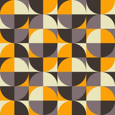 Retro geometrik seamless modeli