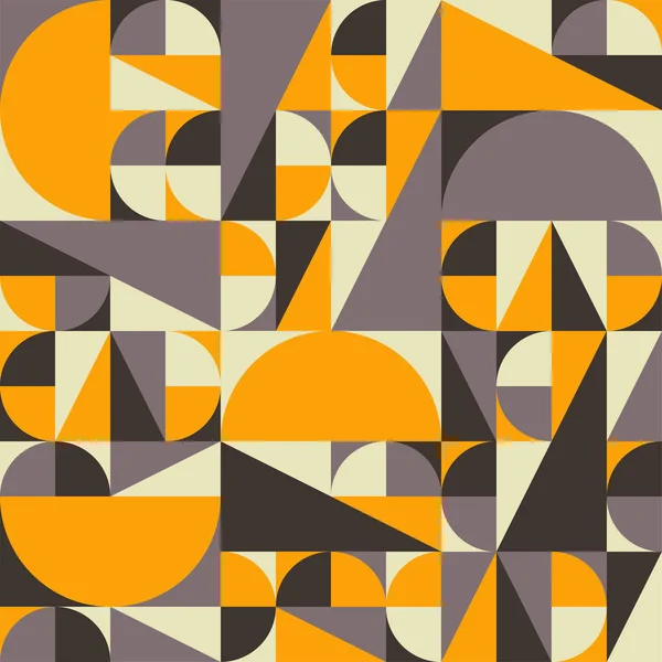 Modèle sans couture géométrique rétro — Image vectorielle