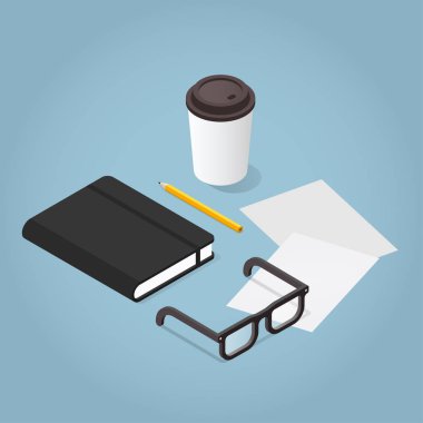 İzometrik günlük kaydı kavramı Illustration