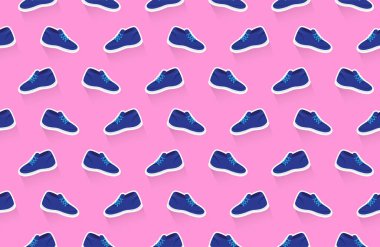 Spor ayakkabıları pürüzsüz desen