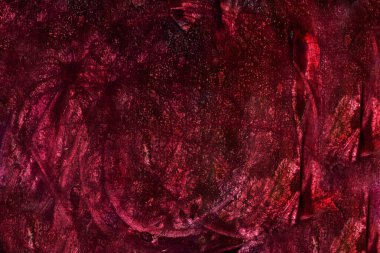 Eski kirli el yapımı doku - sanat dokusu ve arkaplan - kırmızı tonlu - yaratıcı sanat
