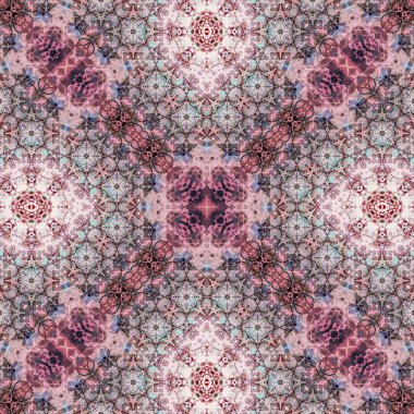 Kusursuz soyut desen. Karmaşık örgülü desen. Soyut kaleydoskop arkaplanı.