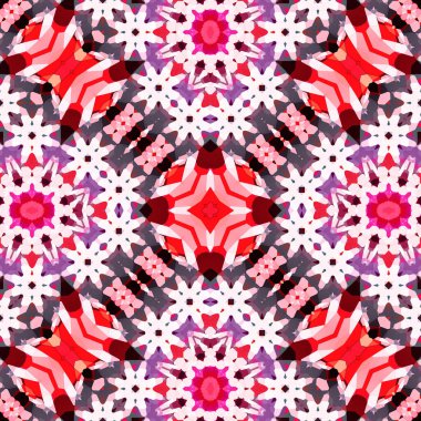 Kusursuz soyut desen. Karmaşık örgülü desen. Soyut kaleydoskop arkaplanı.