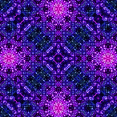 Kusursuz soyut desen. Karmaşık örgülü desen. Soyut kaleydoskop arkaplanı.