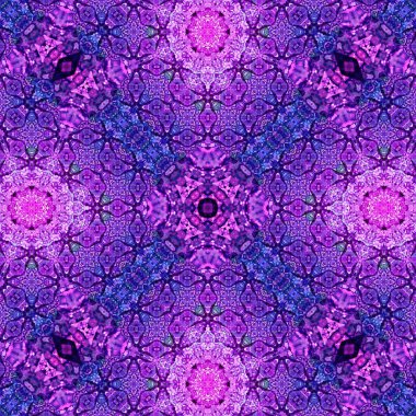 Kusursuz soyut desen. Karmaşık örgülü desen. Soyut kaleydoskop arkaplanı.