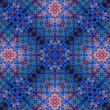 Kusursuz soyut desen. Karmaşık örgülü desen. Soyut kaleydoskop arkaplanı.