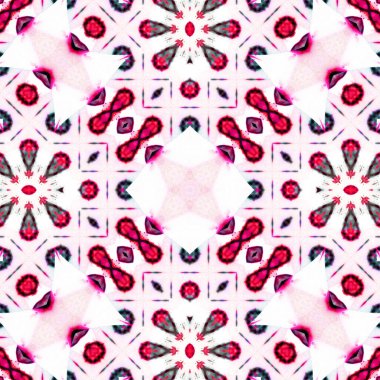 Kusursuz soyut desen. Karmaşık örgülü desen. Soyut kaleydoskop arkaplanı.