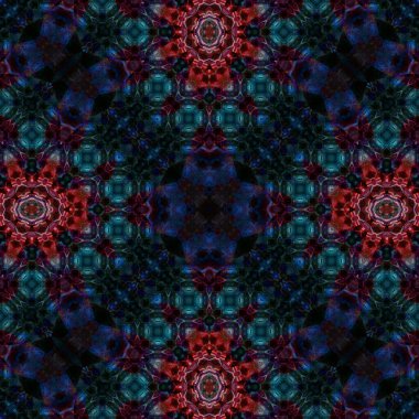 Kusursuz soyut desen. Karmaşık örgülü desen. Soyut kaleydoskop arkaplanı.