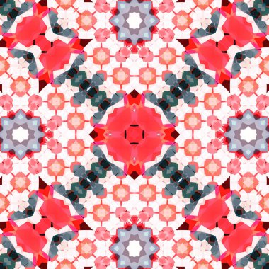 Kusursuz soyut desen. Karmaşık örgülü desen. Soyut kaleydoskop arkaplanı.