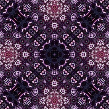 Kusursuz soyut desen. Karmaşık örgülü desen. Soyut kaleydoskop arkaplanı.