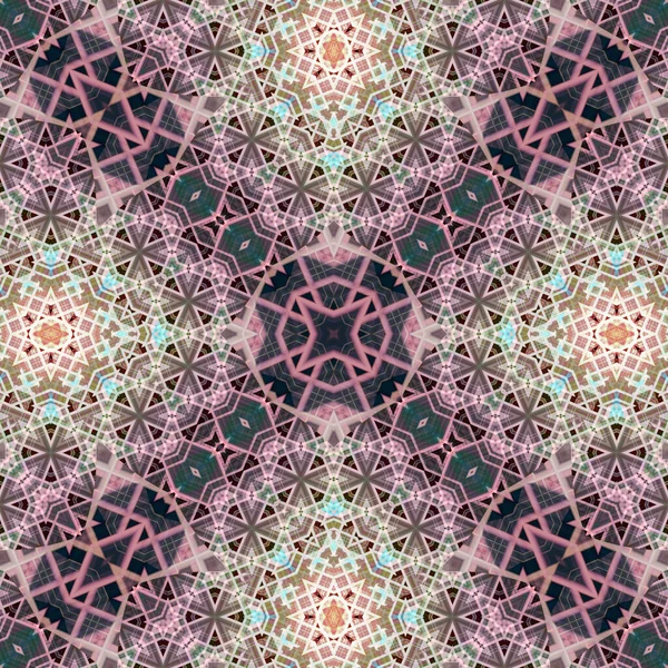 Kusursuz soyut desen. Karmaşık örgülü desen. Soyut kaleydoskop arkaplanı.