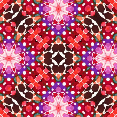 Kusursuz soyut desen. Karmaşık örgülü desen. Soyut kaleydoskop arkaplanı.