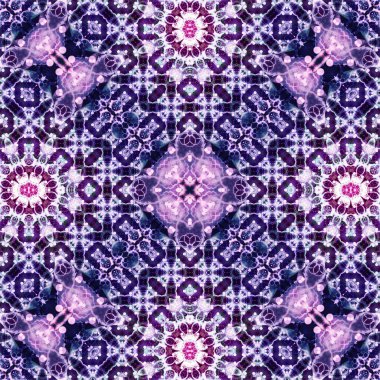 Kusursuz soyut desen. Karmaşık örgülü desen. Soyut kaleydoskop arkaplanı.