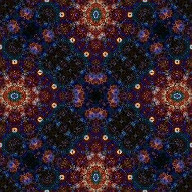 Kusursuz soyut desen. Karmaşık örgülü desen. Soyut kaleydoskop arkaplanı.