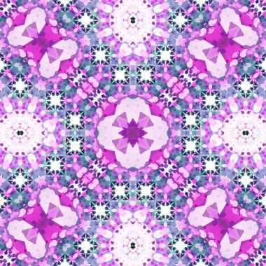 Kusursuz soyut desen. Karmaşık örgülü desen. Soyut kaleydoskop arkaplanı.