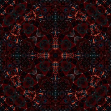 Kusursuz soyut desen. Karmaşık örgülü desen. Soyut kaleydoskop arkaplanı.