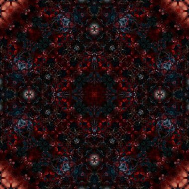 Kusursuz soyut desen. Karmaşık örgülü desen. Soyut kaleydoskop arkaplanı.