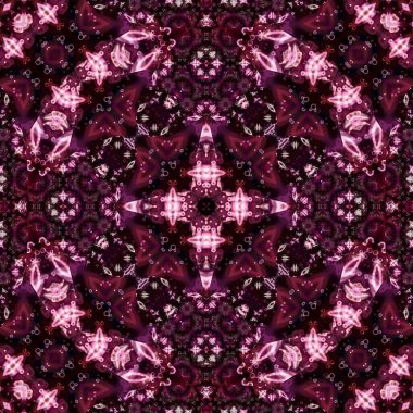 Kusursuz soyut desen. Karmaşık örgülü desen. Soyut kaleydoskop arkaplanı.