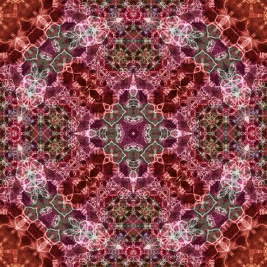 Kusursuz soyut desen. Karmaşık örgülü desen. Soyut kaleydoskop arkaplanı.
