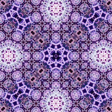 Kusursuz soyut desen. Karmaşık örgülü desen. Soyut kaleydoskop arkaplanı.