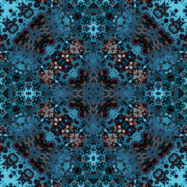 Kusursuz soyut desen. Karmaşık örgülü desen. Soyut kaleydoskop arkaplanı.