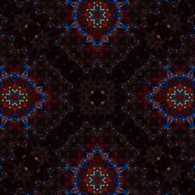 Kusursuz soyut desen. Karmaşık örgülü desen. Soyut kaleydoskop arkaplanı.