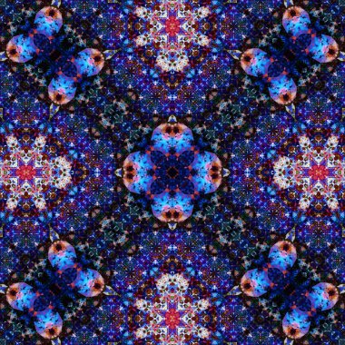 Kusursuz soyut desen. Karmaşık örgülü desen. Soyut kaleydoskop arkaplanı.