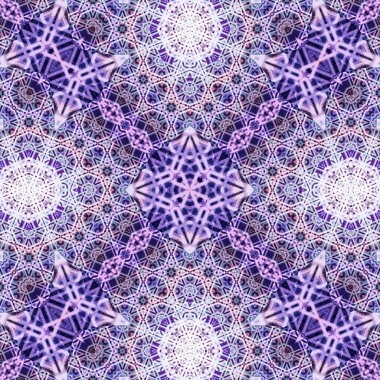 Kusursuz soyut desen. Karmaşık örgülü desen. Soyut kaleydoskop arkaplanı.