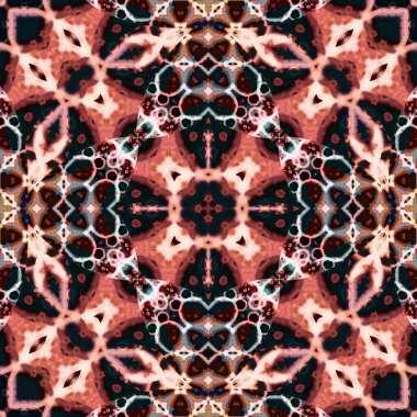 Kusursuz soyut desen. Karmaşık örgülü desen. Soyut kaleydoskop arkaplanı.