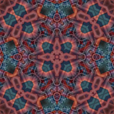 Kusursuz soyut desen. Karmaşık örgülü desen. Soyut kaleydoskop arkaplanı.
