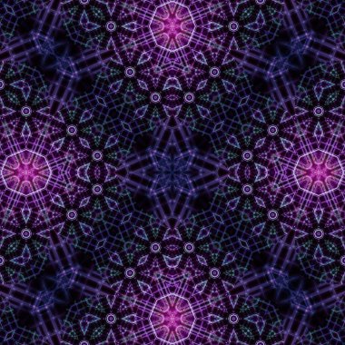 Kusursuz soyut desen. Karmaşık örgülü desen. Soyut kaleydoskop arkaplanı.