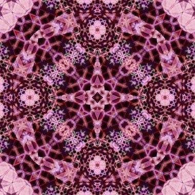 Kusursuz soyut desen. Karmaşık örgülü desen. Soyut kaleydoskop arkaplanı.