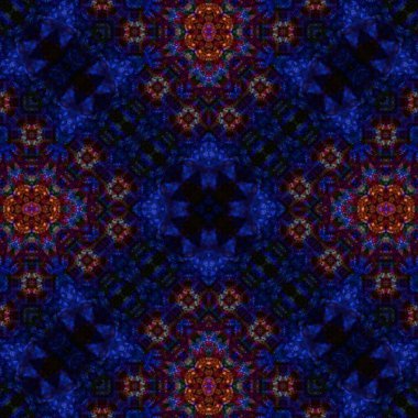 Kusursuz soyut desen. Karmaşık örgülü desen. Soyut kaleydoskop arkaplanı.