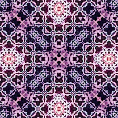 Kusursuz soyut desen. Karmaşık örgülü desen. Soyut kaleydoskop arkaplanı.