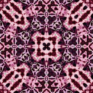 Kusursuz soyut desen. Karmaşık örgülü desen. Soyut kaleydoskop arkaplanı.