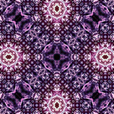 Kusursuz soyut desen. Karmaşık örgülü desen. Soyut kaleydoskop arkaplanı.