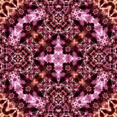 Kusursuz soyut desen. Karmaşık örgülü desen. Soyut kaleydoskop arkaplanı.