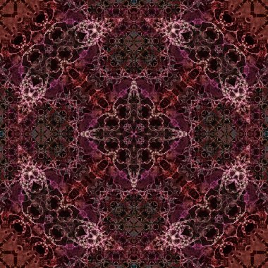 Kusursuz soyut desen. Karmaşık örgülü desen. Soyut kaleydoskop arkaplanı.