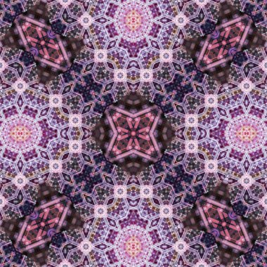 Kusursuz soyut desen. Karmaşık örgülü desen. Soyut kaleydoskop arkaplanı.