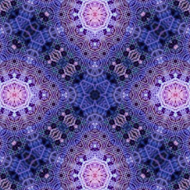 Kusursuz soyut desen. Karmaşık örgülü desen. Soyut kaleydoskop arkaplanı.