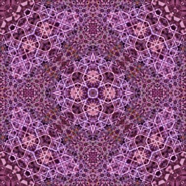 Kusursuz soyut desen. Karmaşık örgülü desen. Soyut kaleydoskop arkaplanı.