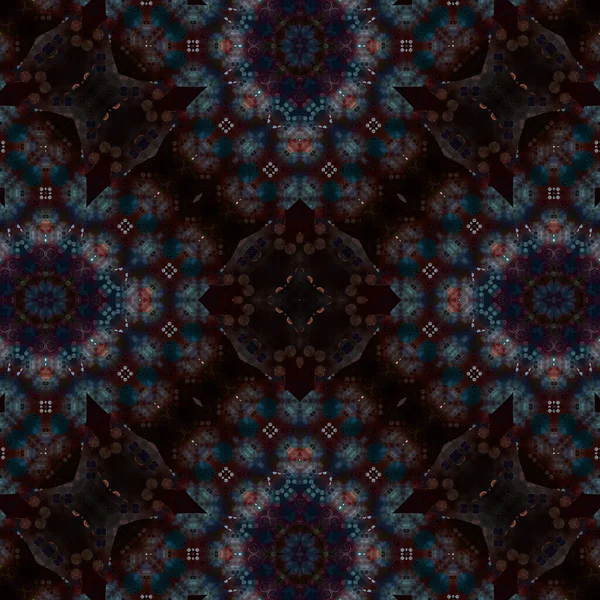 Kusursuz soyut desen. Karmaşık örgülü desen. Soyut kaleydoskop arkaplanı.