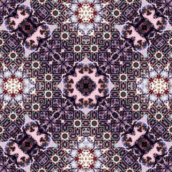 Kusursuz soyut desen. Karmaşık örgülü desen. Soyut kaleydoskop arkaplanı.