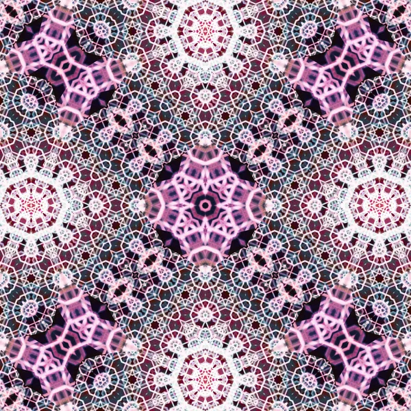 Kusursuz soyut desen. Karmaşık örgülü desen. Soyut kaleydoskop arkaplanı.