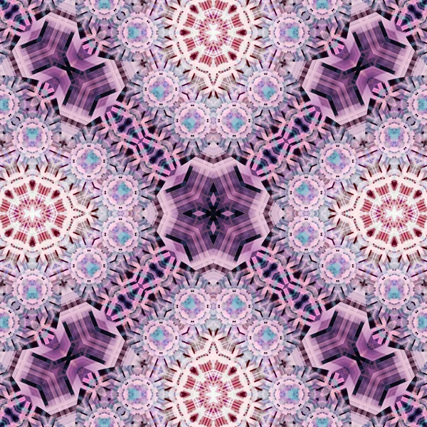 Kusursuz soyut desen. Karmaşık örgülü desen. Soyut kaleydoskop arkaplanı.