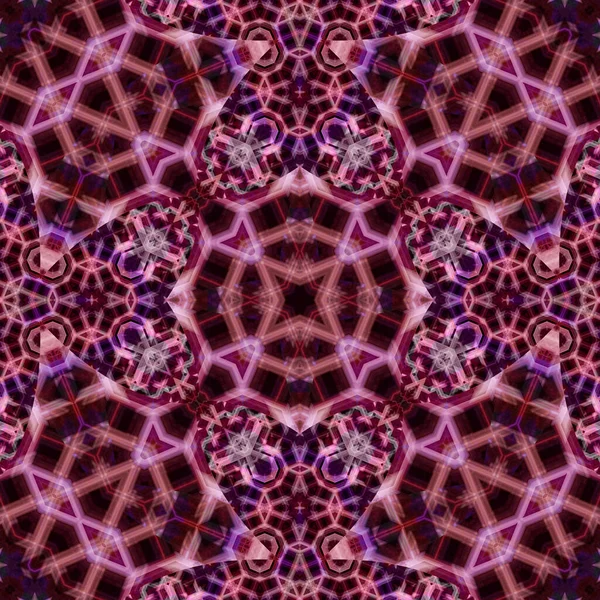 Kusursuz soyut desen. Karmaşık örgülü desen. Soyut kaleydoskop arkaplanı.