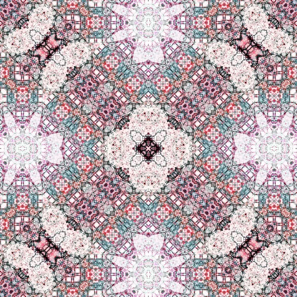 Kusursuz soyut desen. Karmaşık örgülü desen. Soyut kaleydoskop arkaplanı.