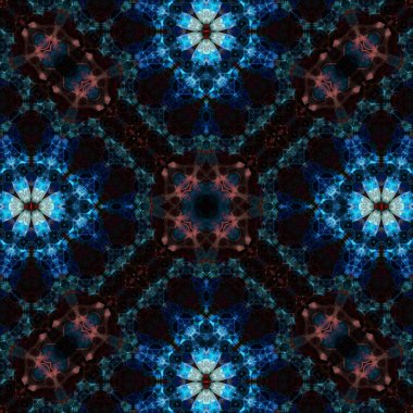 Kusursuz soyut desen. Karmaşık örgülü desen. Soyut kaleydoskop arkaplanı.