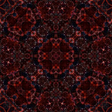 Kusursuz soyut desen. Karmaşık örgülü desen. Soyut kaleydoskop arkaplanı.